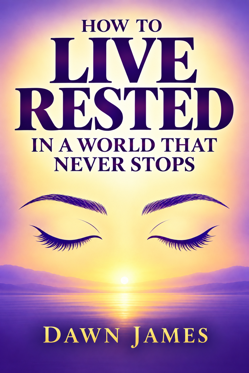 Book cover: How to Live Rested in a World That Never Stops by Dawn James